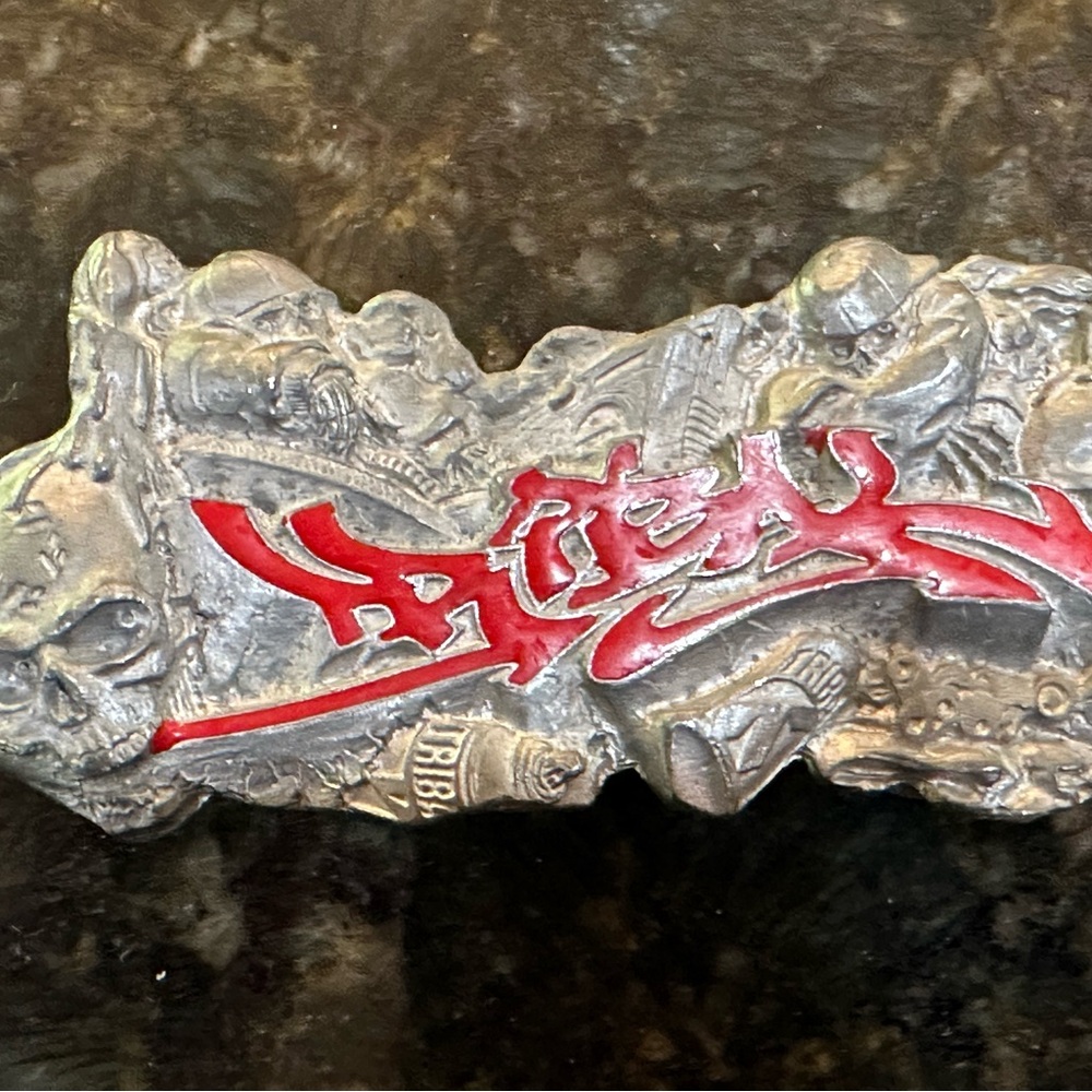 Tribal belt buckle
